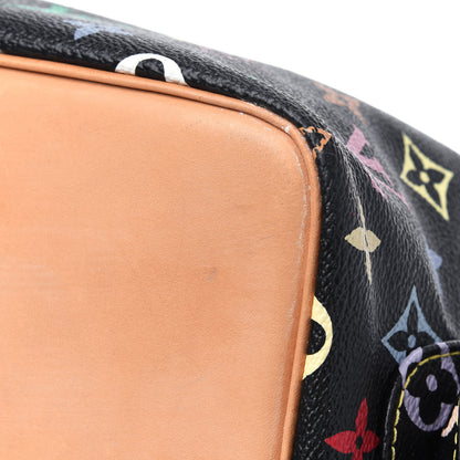 Louis Vuitton Monogram Multicolor Petit Noe Black 14 of 25