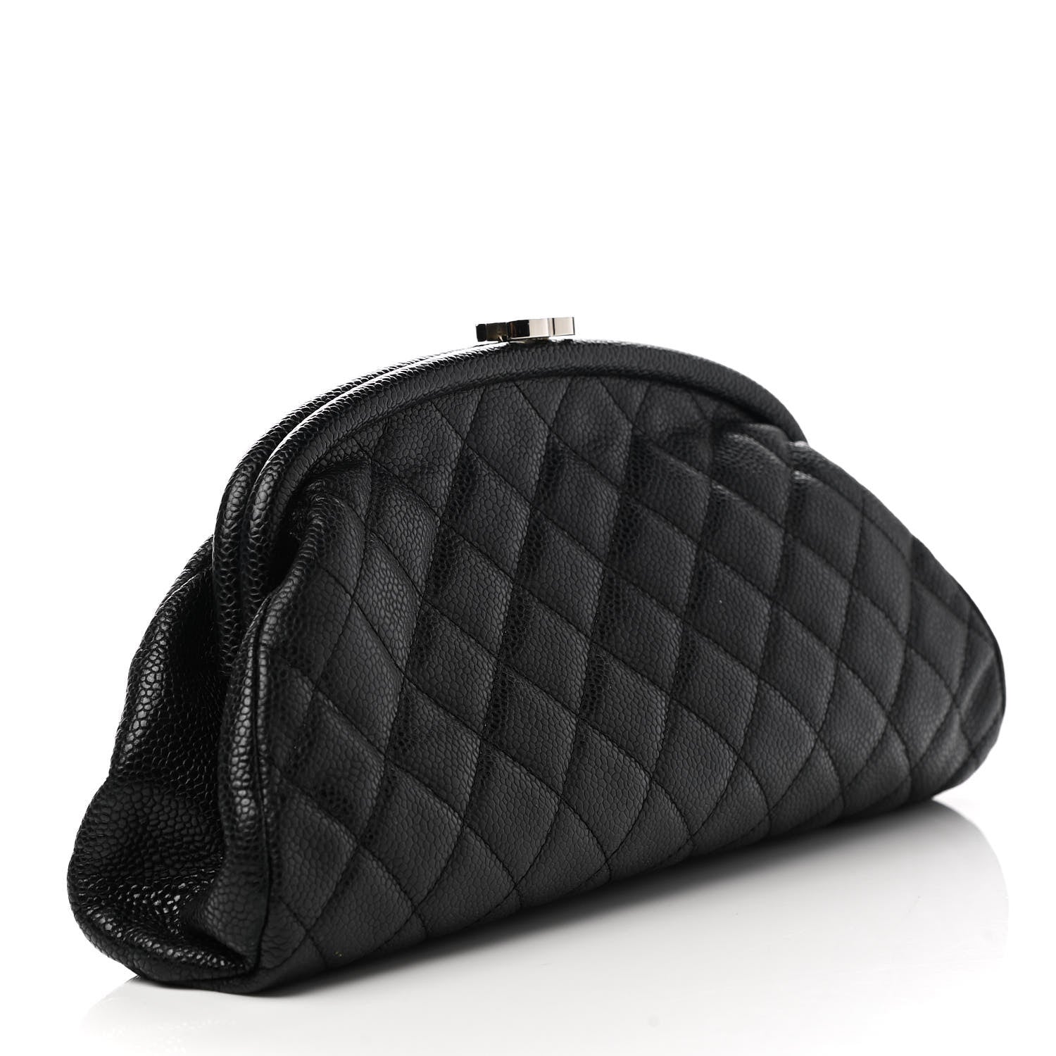 Chanel Caviar Quilted Timeless Clutch Black 3 of 8