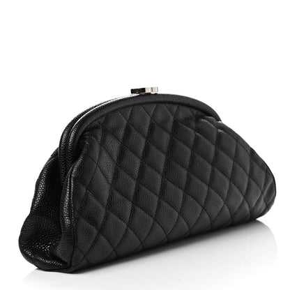 Chanel Caviar Quilted Timeless Clutch Black 3 of 8