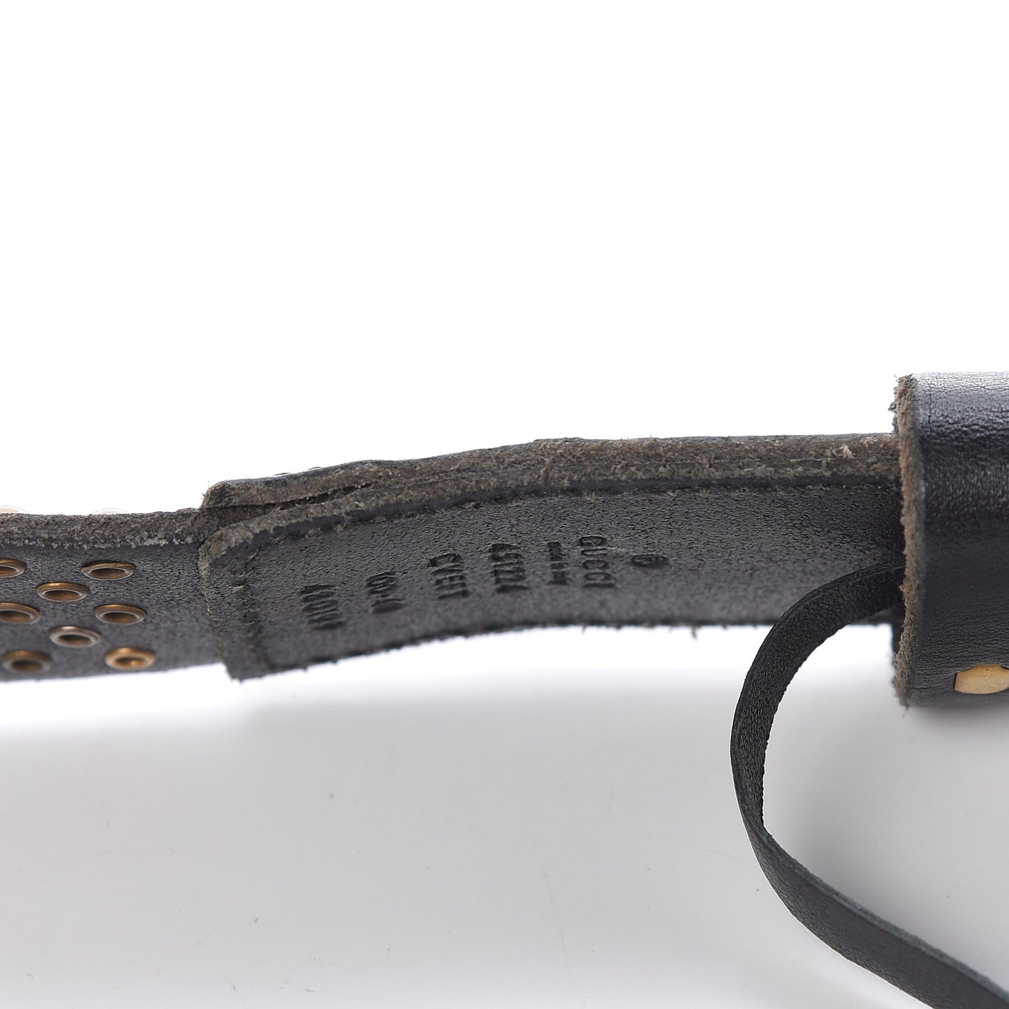 Calfskin Studded Feline Belt 100 40 Black