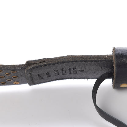 Gucci Calfskin Studded Feline Belt 100 40 Black 7 of 10