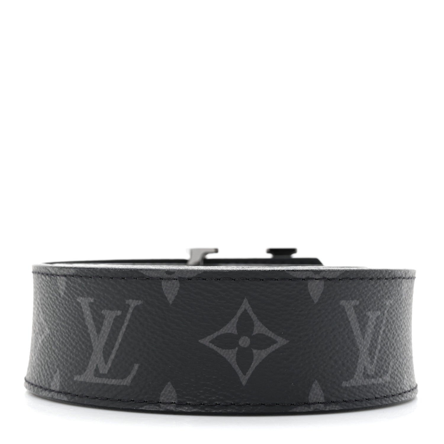 Louis Vuitton Calfskin Monogram Eclipse 40mm LV Initiales Reversible Belt 120 48 2 of 5