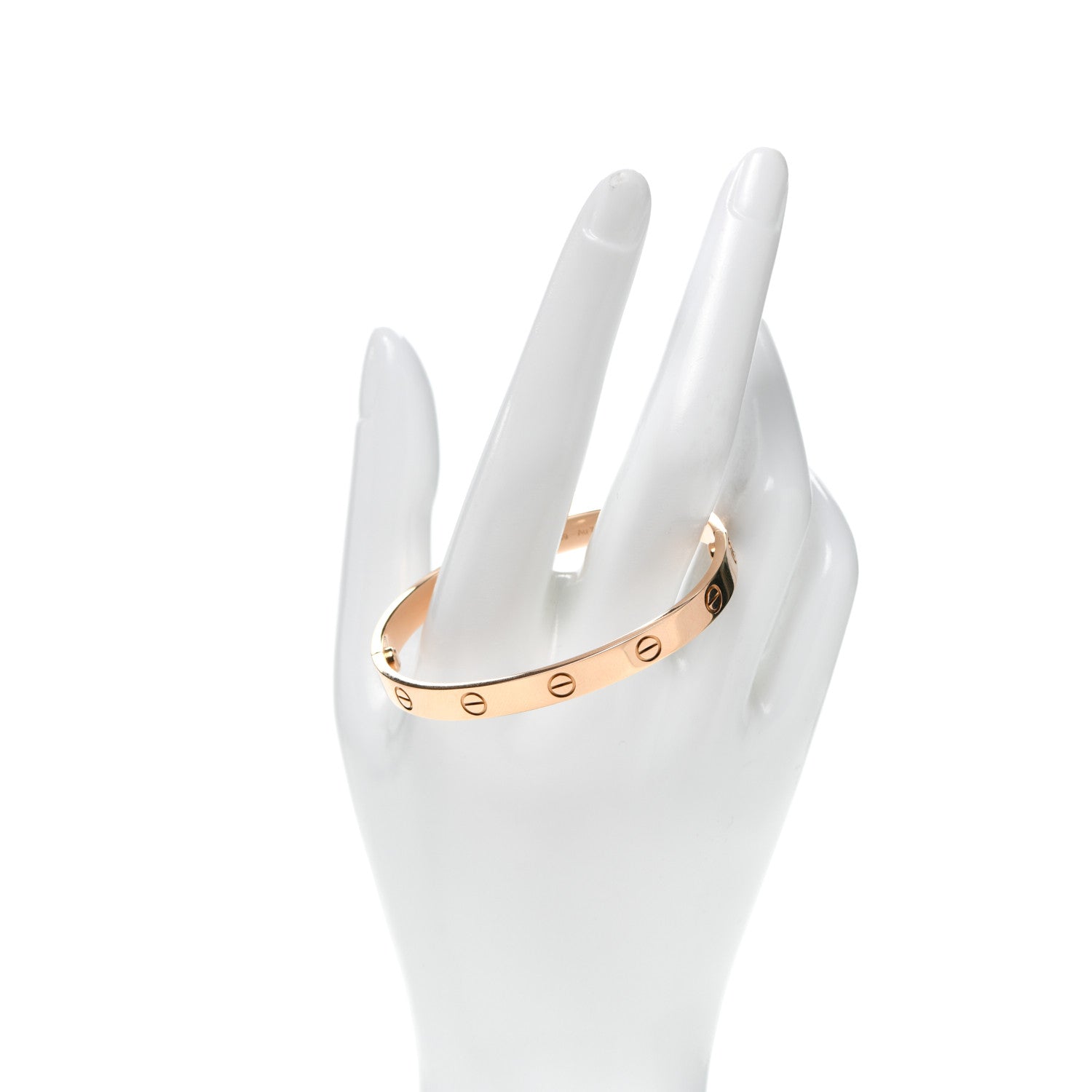 Cartier 18K Pink Gold LOVE Bracelet 17 2 of 6