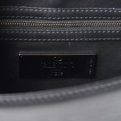 Valentino Garavani Vitello Small Glam Lock Rockstud Flap Black 4 of 8