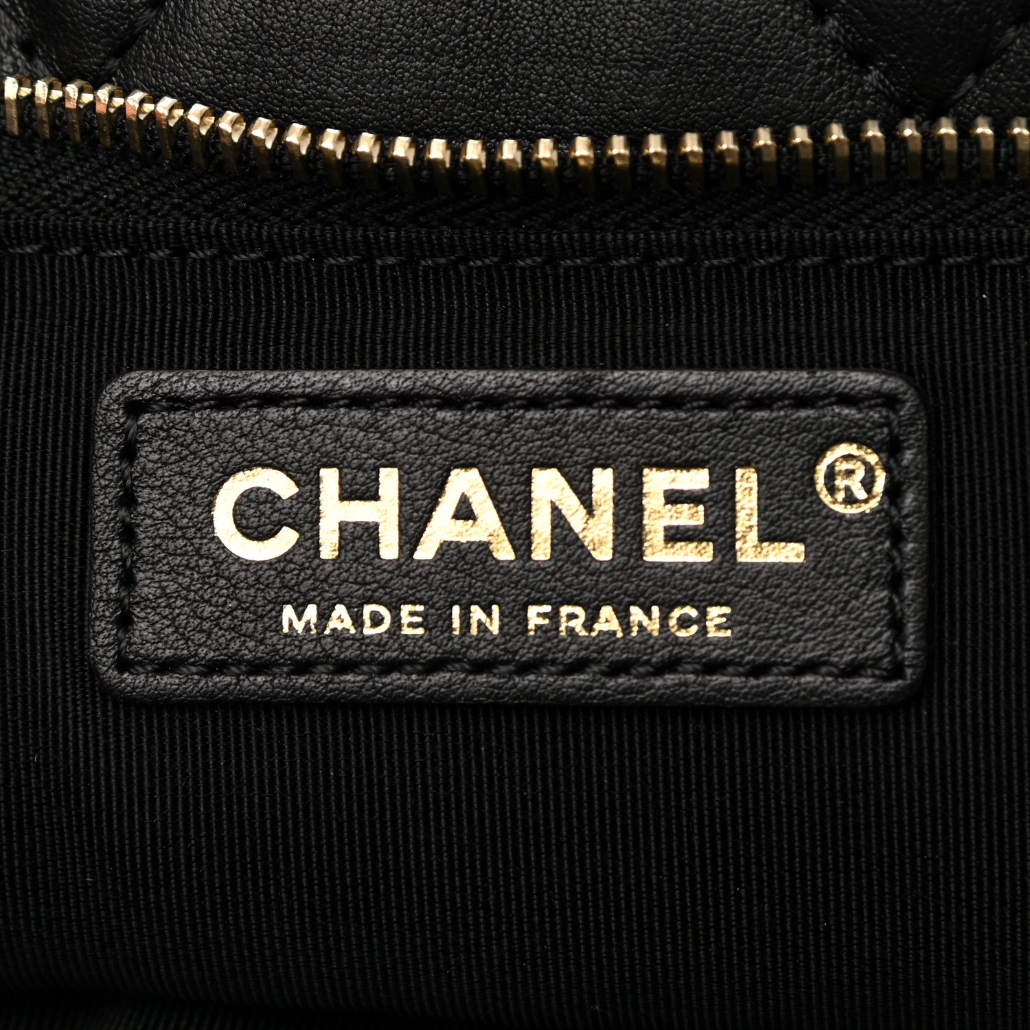 Chanel Lambskin Quilted Fold Over Clutch Black 7 of 8