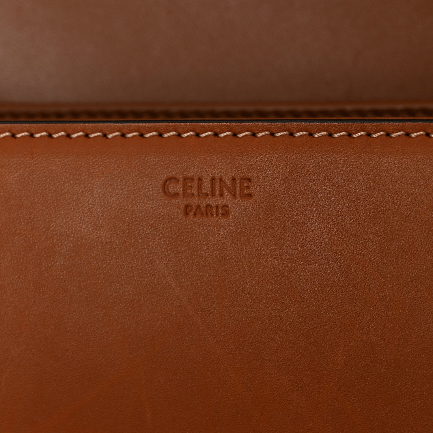 Celine Natural Calfskin Teen Triomphe Tan 7 of 13