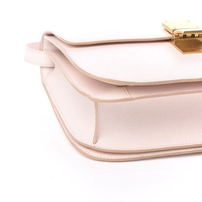 Celine Liege Calfskin Medium Classic Box Flap Bag Rose Pale 7 of 9