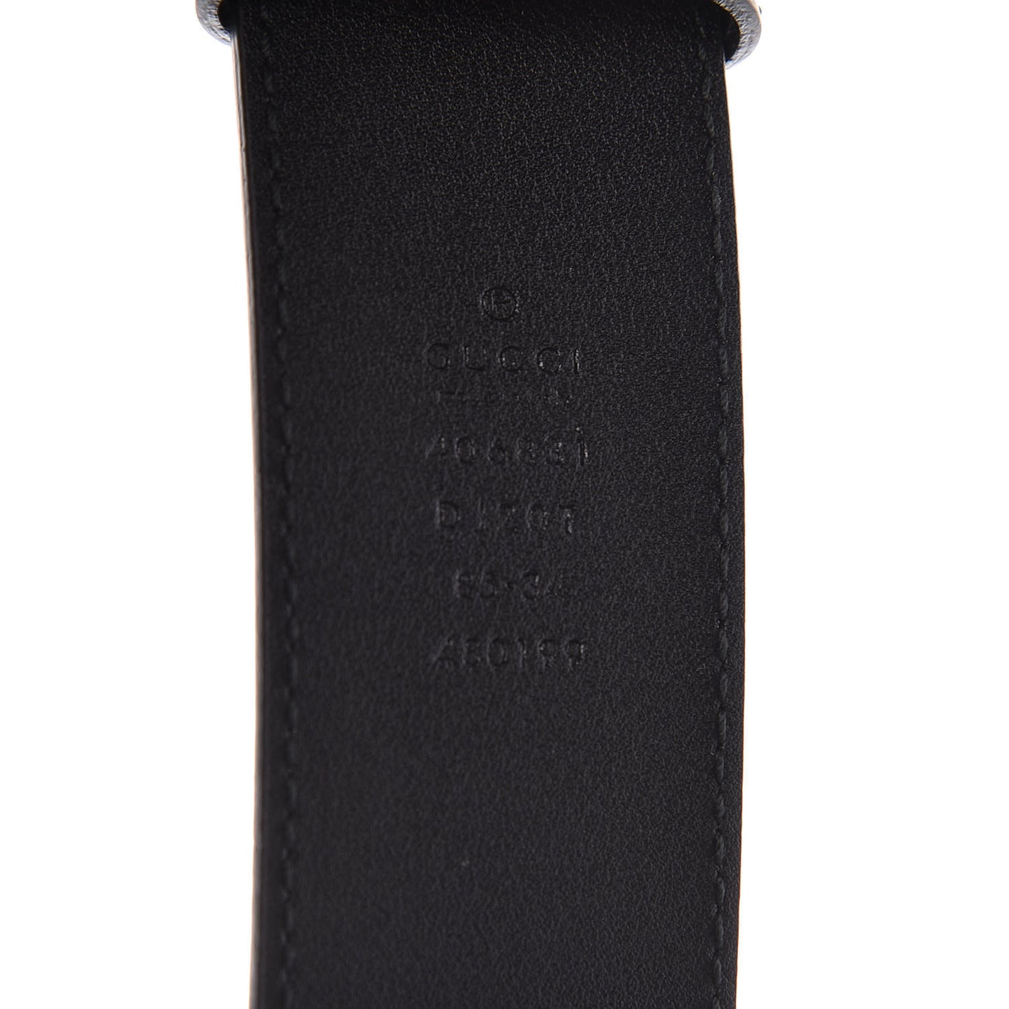 Textured Calfskin Double G 40mm Belt 85 34 Black