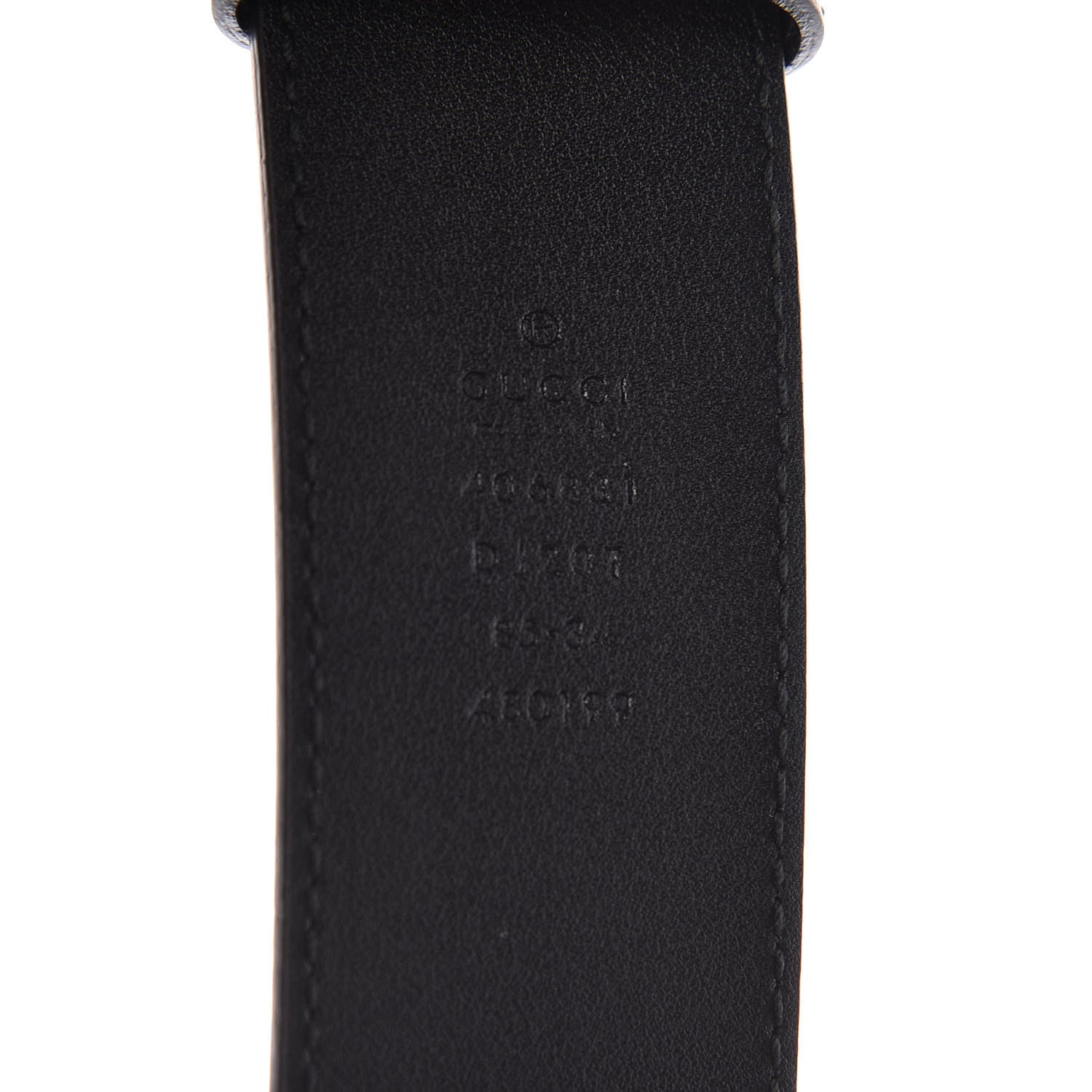 Gucci Textured Calfskin Double G 40mm Belt 85 34 Black 4 of 7