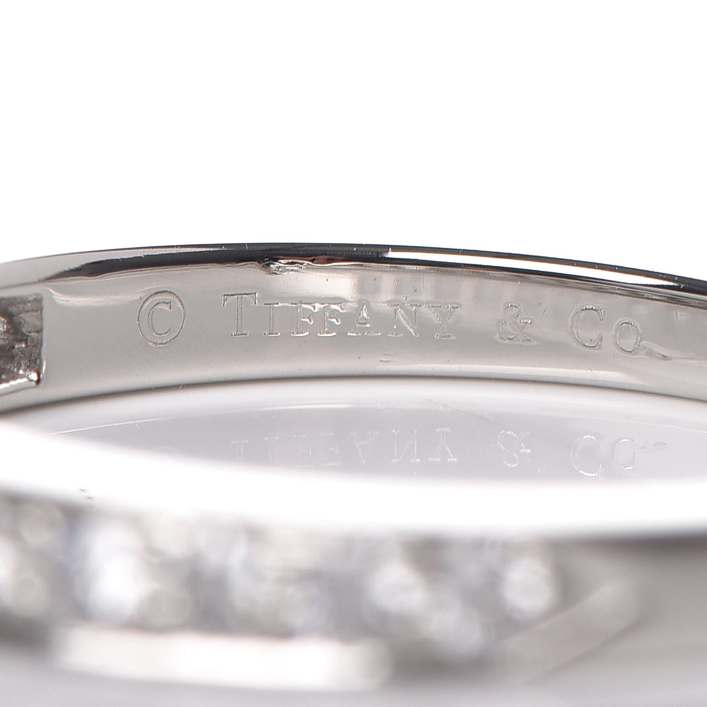Platinum Diamond .25ctw Half Circle Wedding Band Ring 49 4.75