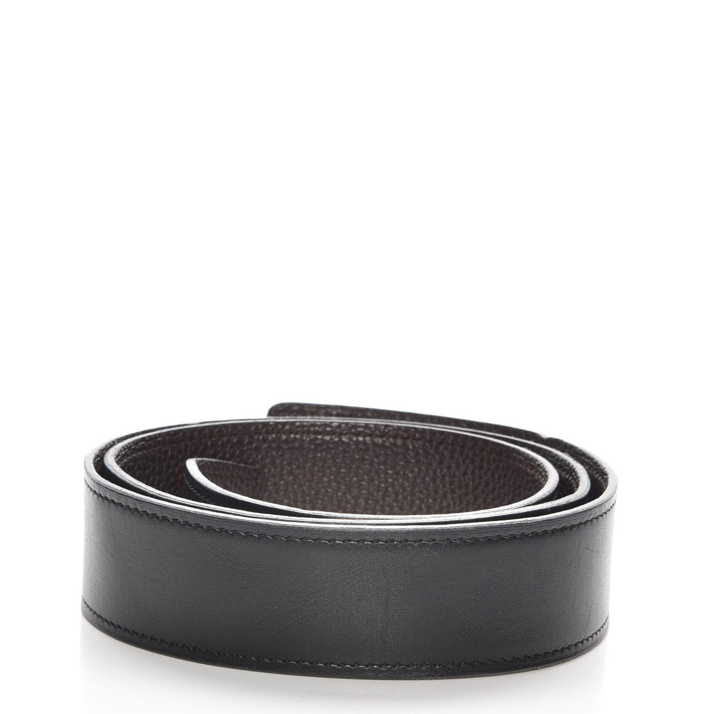 Box Togo 32mm Belt Strap 80 Black Chocolate