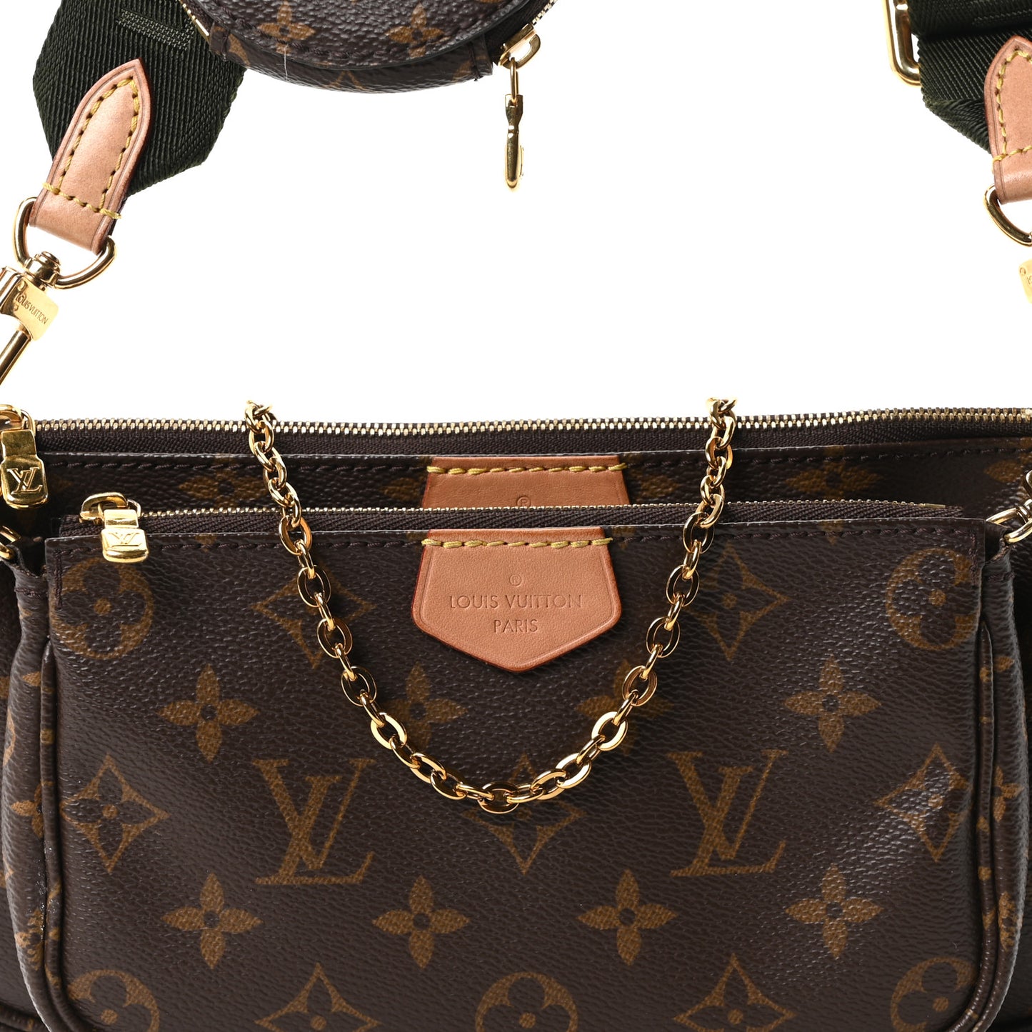 Monogram Multi Pochette Accessories Kaki
