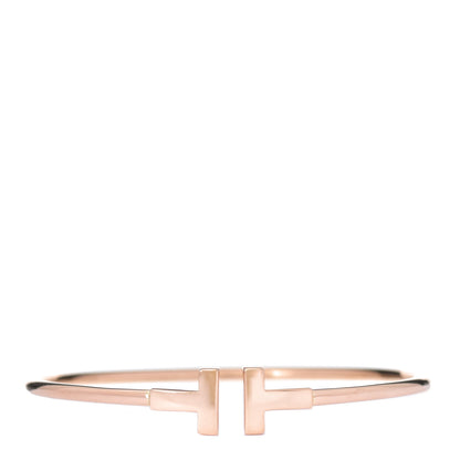 Tiffany 18K Rose Gold T Wire Bracelet 1 of 3