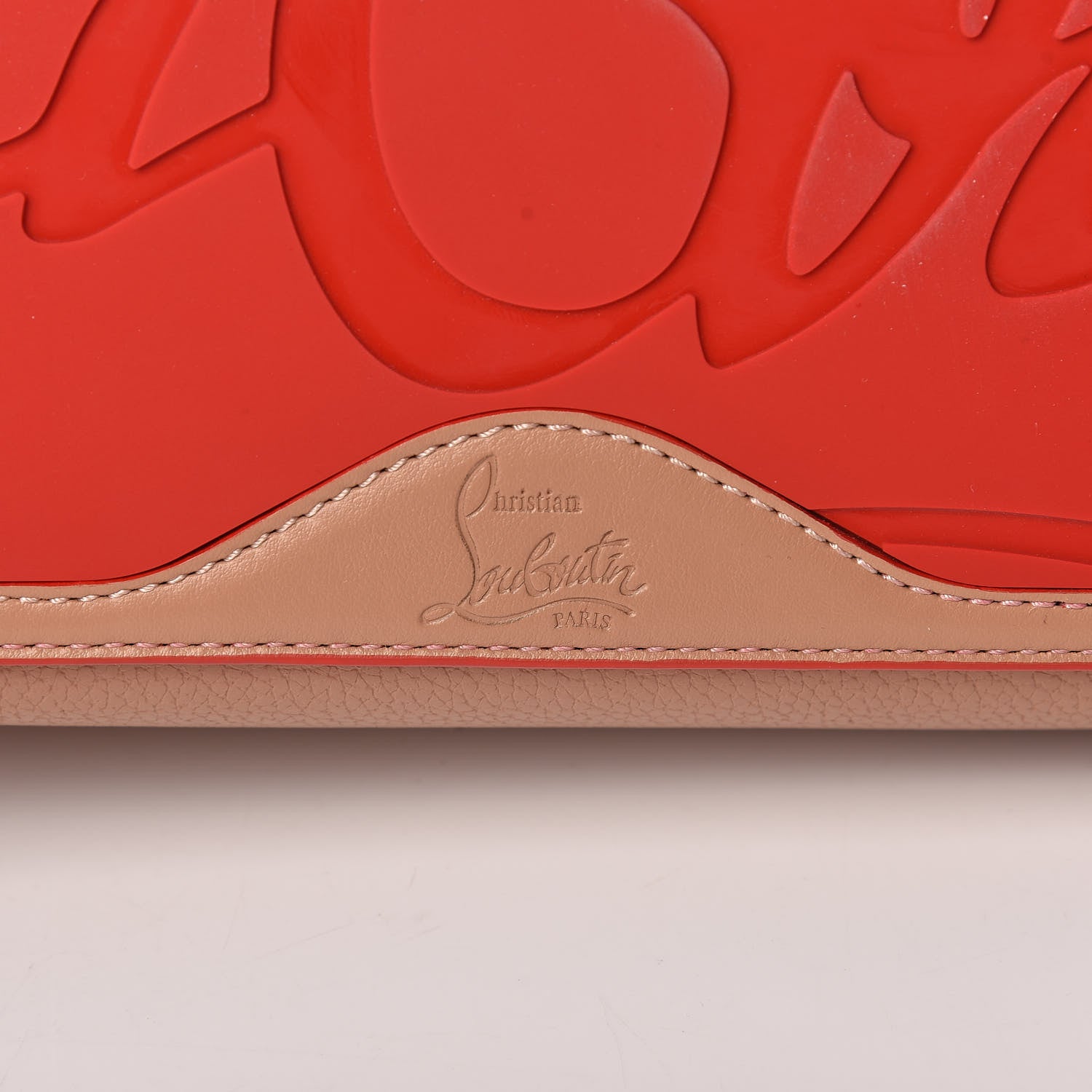 Christian Louboutin Calfskin Spikes East West Cabata Tote Nude 12 of 13