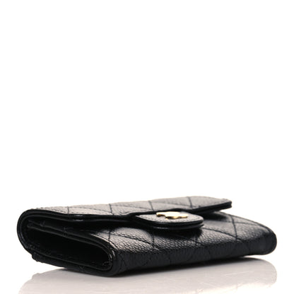Chanel Caviar Quilted Flap Card Holder Black 4 of 10