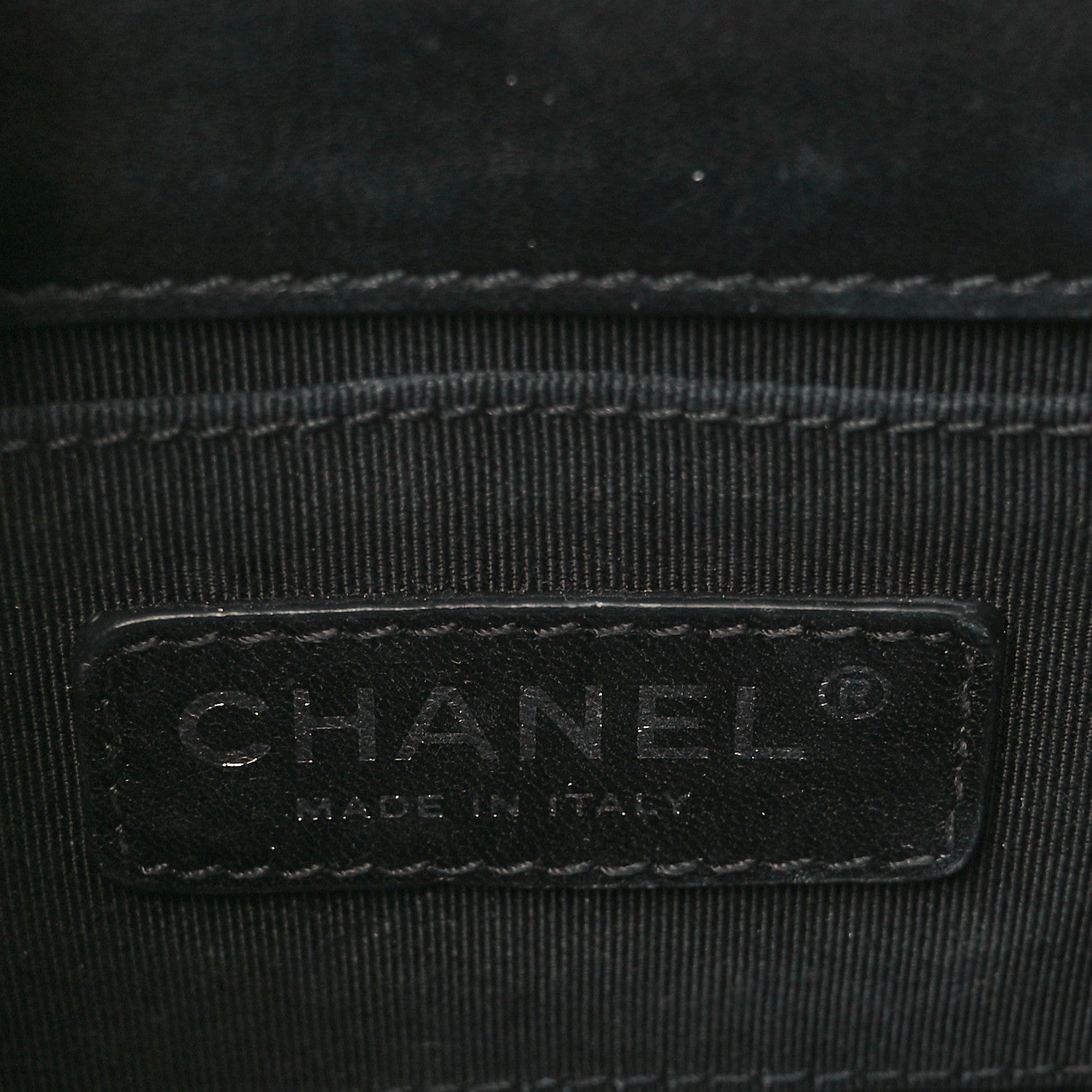 Chanel Plexiglass Patent Mini Striped Boy Brick Flap Black White 5 of 10