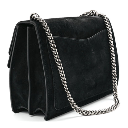 Gucci Suede Medium Dionysus Shoulder Bag Black 3 of 12