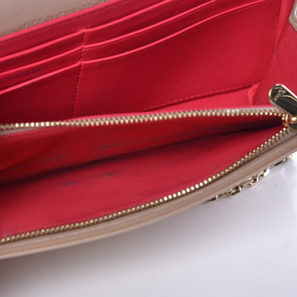 Christian Dior Lambskin Cannage Miss Dior Promenade Chain Wallet Beige 16 of 17