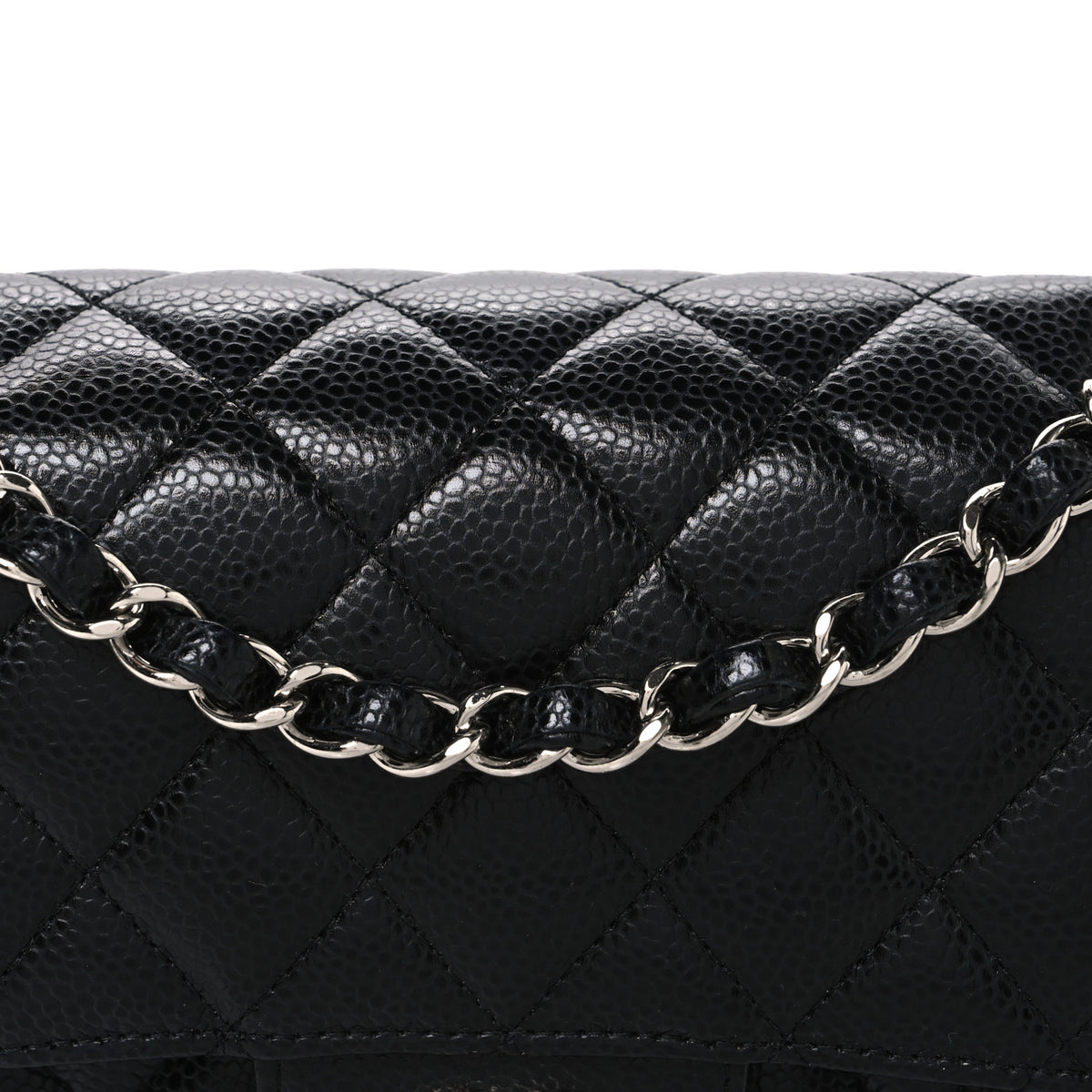 Chanel Caviar Quilted Small Double Flap Black 8 of 11