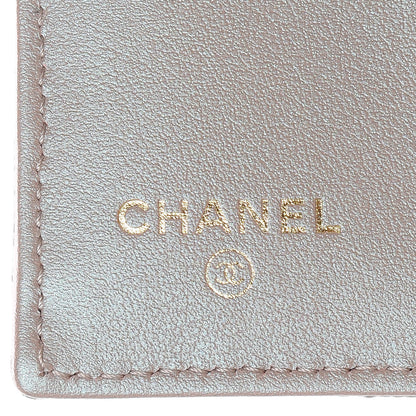 Chanel Iridescent Caviar Quilted Small Flap Wallet Beige 6 of 8