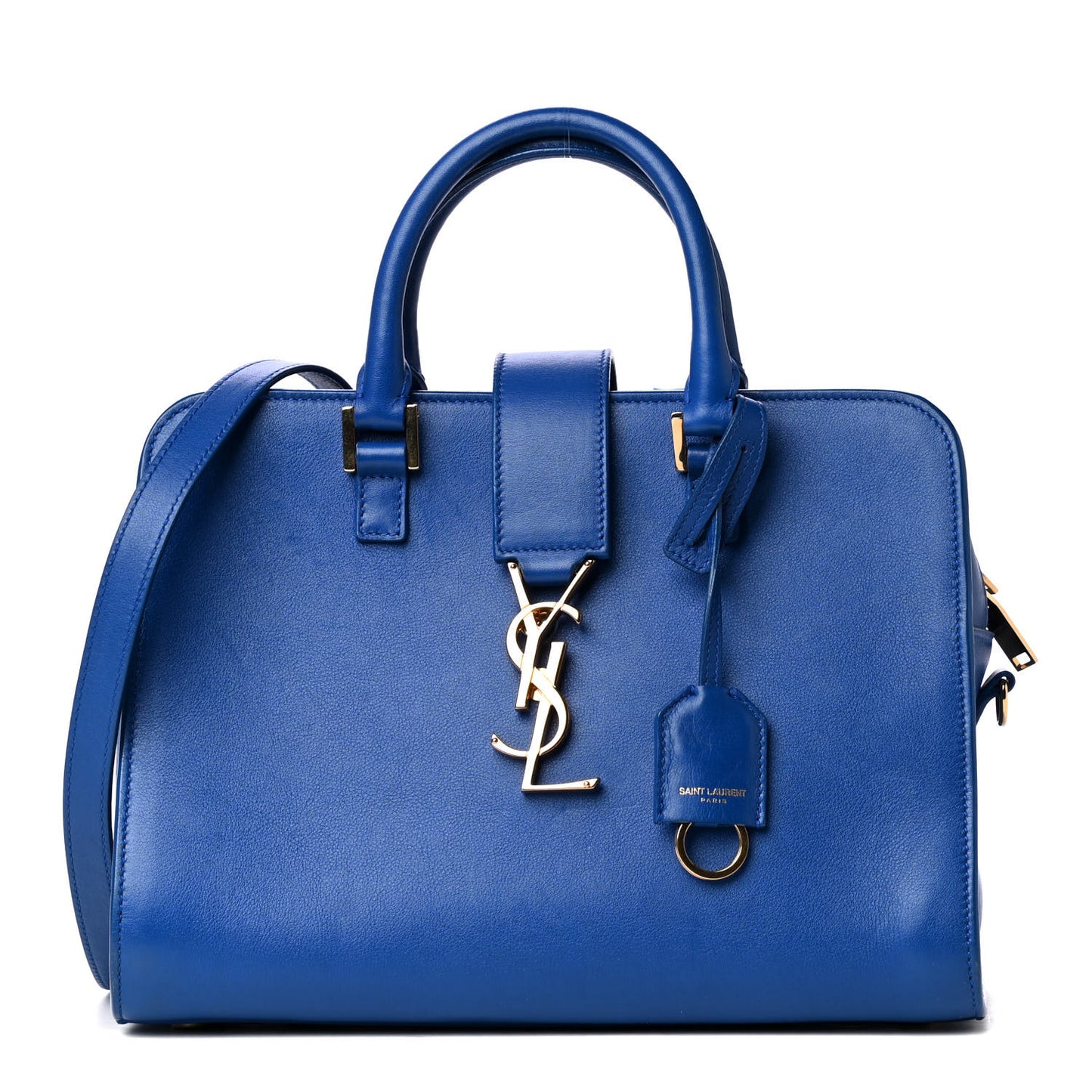 Calfskin Monogram Baby Cabas Blue
