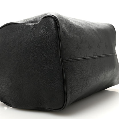 Louis Vuitton Calfskin Monogram Speedy P9 Bandouliere 30 Ultra Black 9 of 10