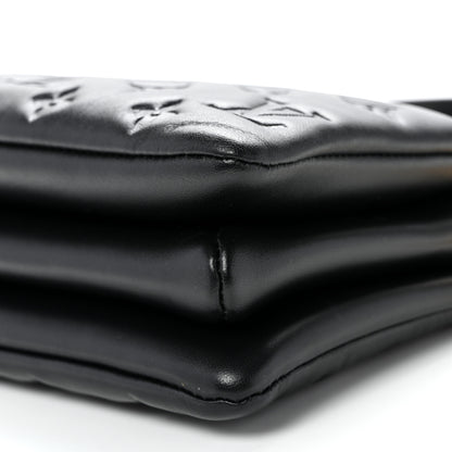 Louis Vuitton Lambskin Embossed Monogram Coussin BB Black 10 of 10