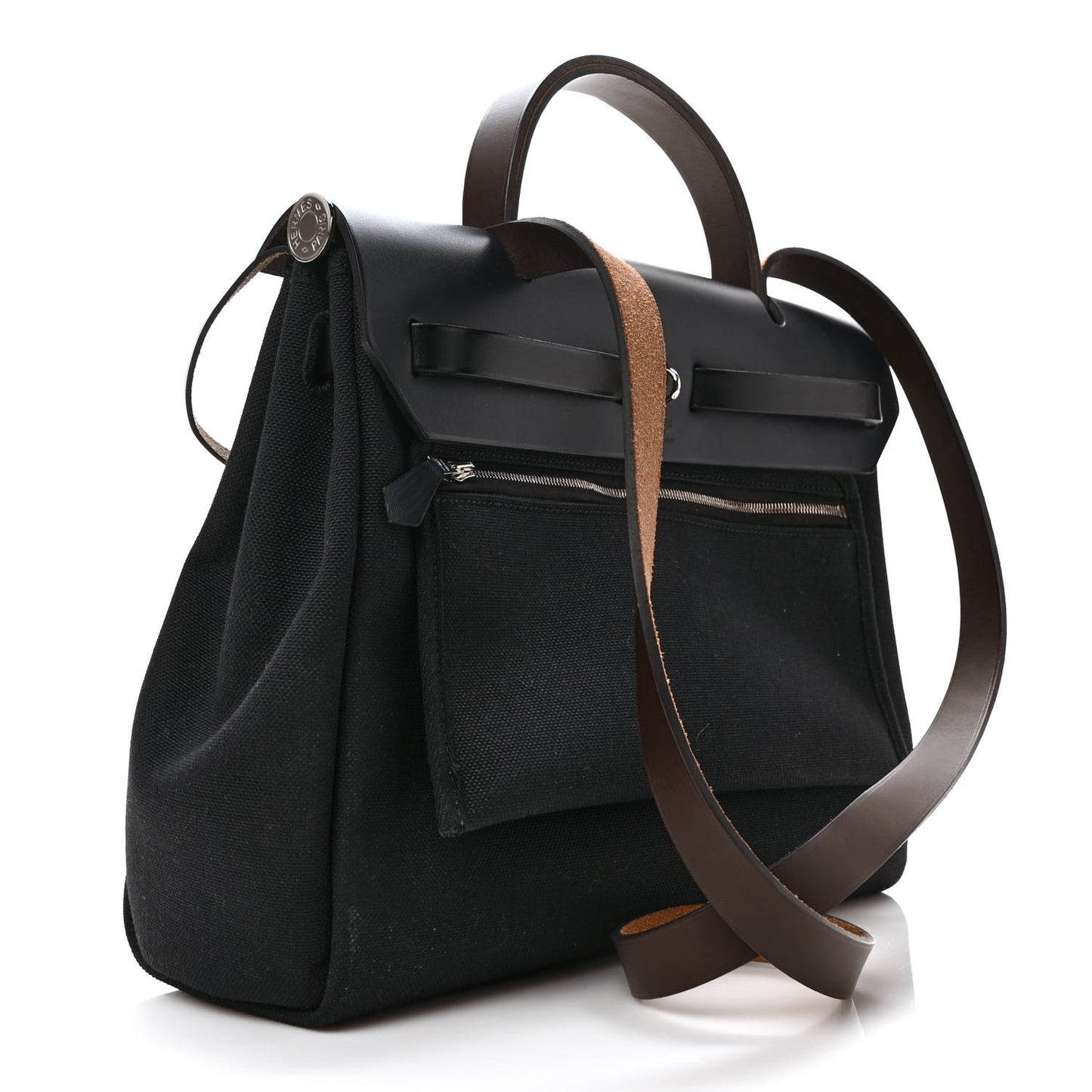 Military Toile Vache Hunter Herbag Zip Retourne 31 PM Black Bleu Indigo
