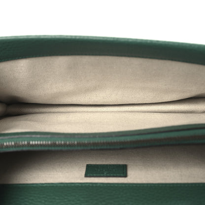 Gucci Pebbled Calfskin Small Dionysus Shoulder Bag Emerald 5 of 11