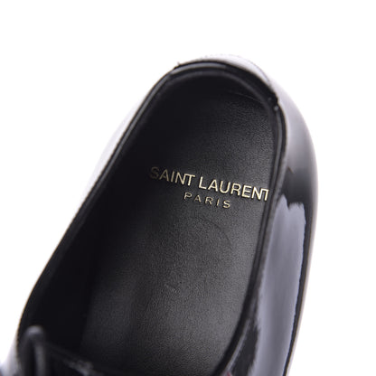 Saint Laurent Patent Calfskin Jonas Derby 38.5 Black 9 of 11