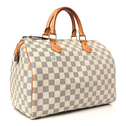 Louis Vuitton Damier Azur Speedy 30 2 of 10