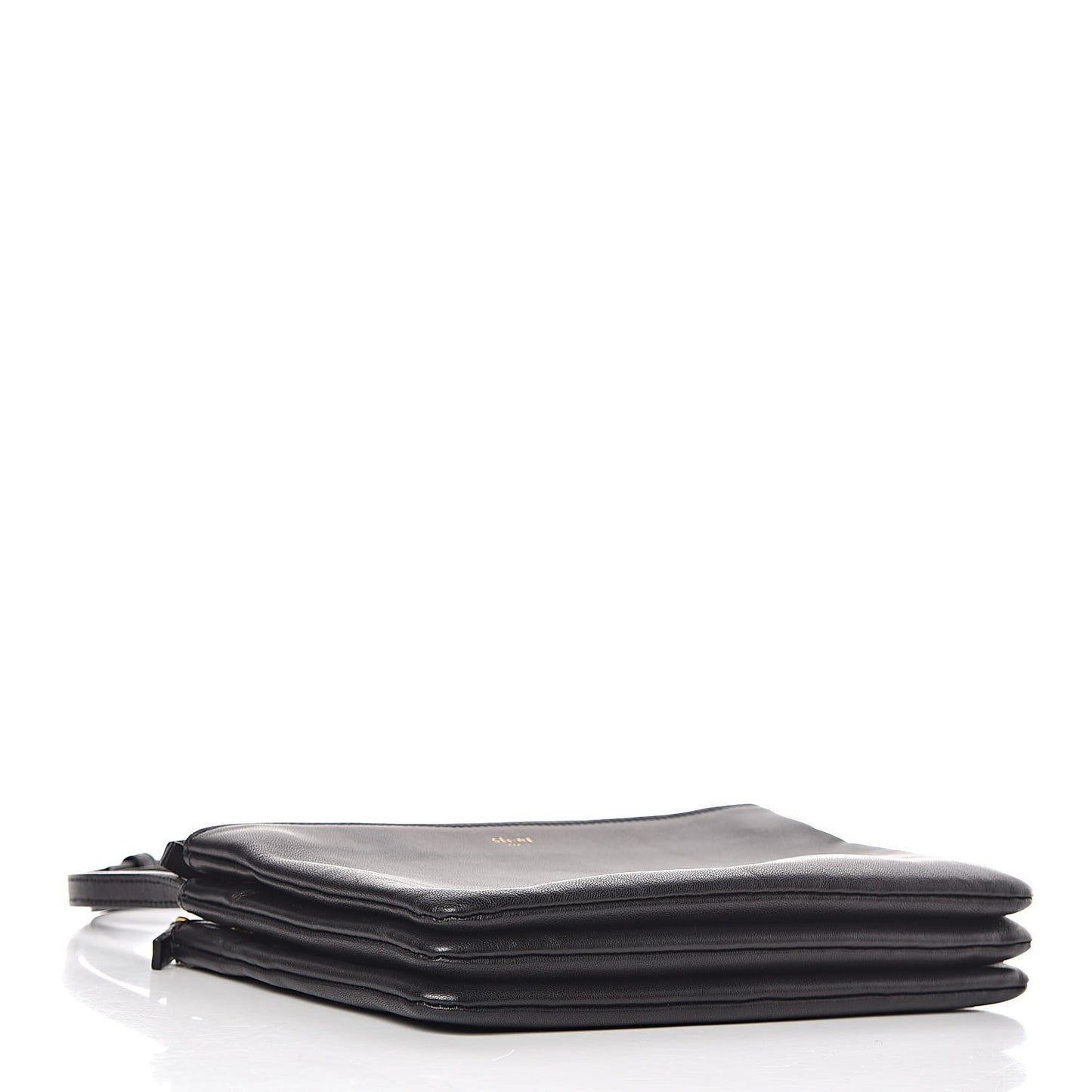 Lambskin Small Trio Crossbody Bag Black