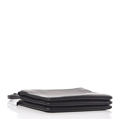 Celine Lambskin Small Trio Crossbody Bag Black 4 of 14