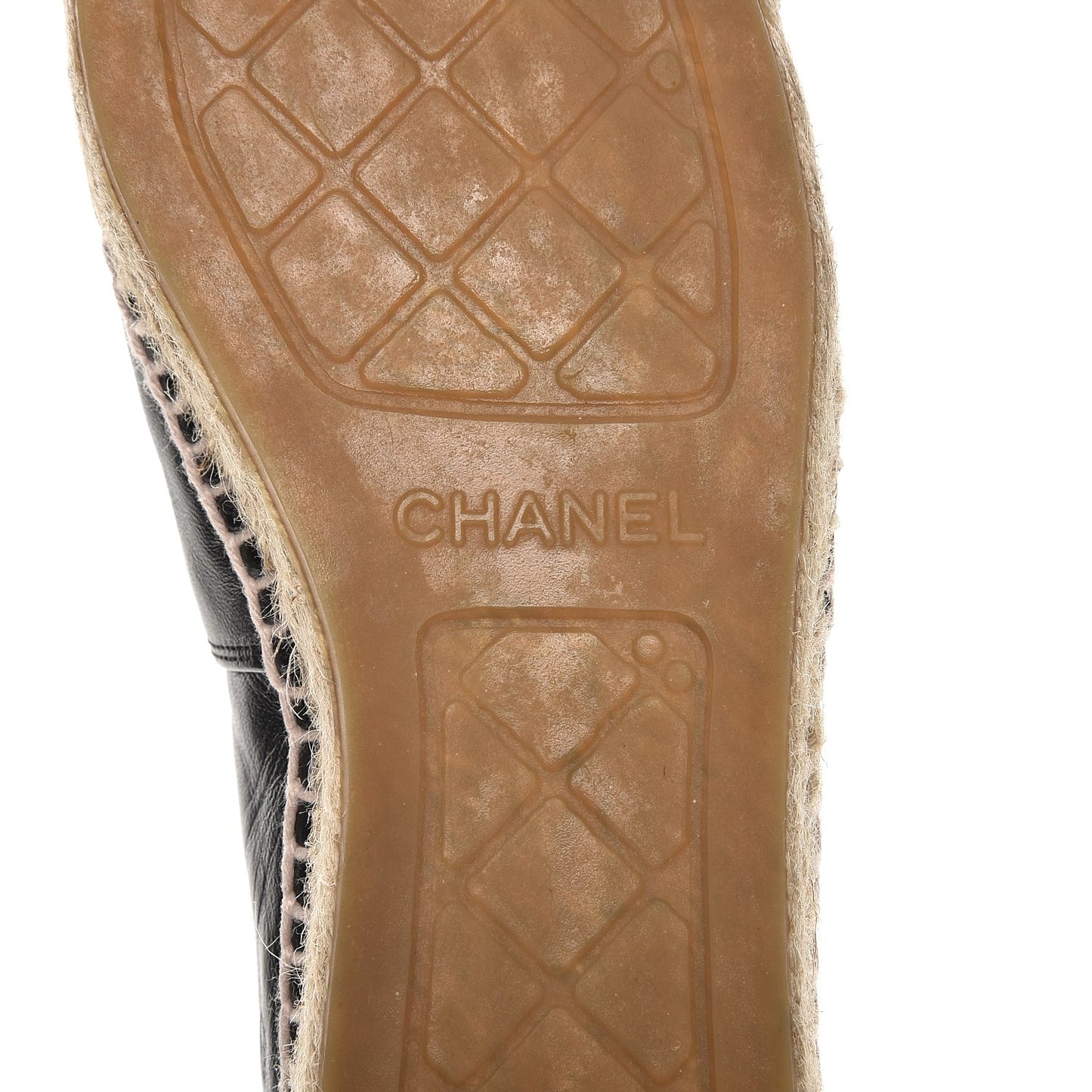 Lambskin CC Espadrilles 37 Black