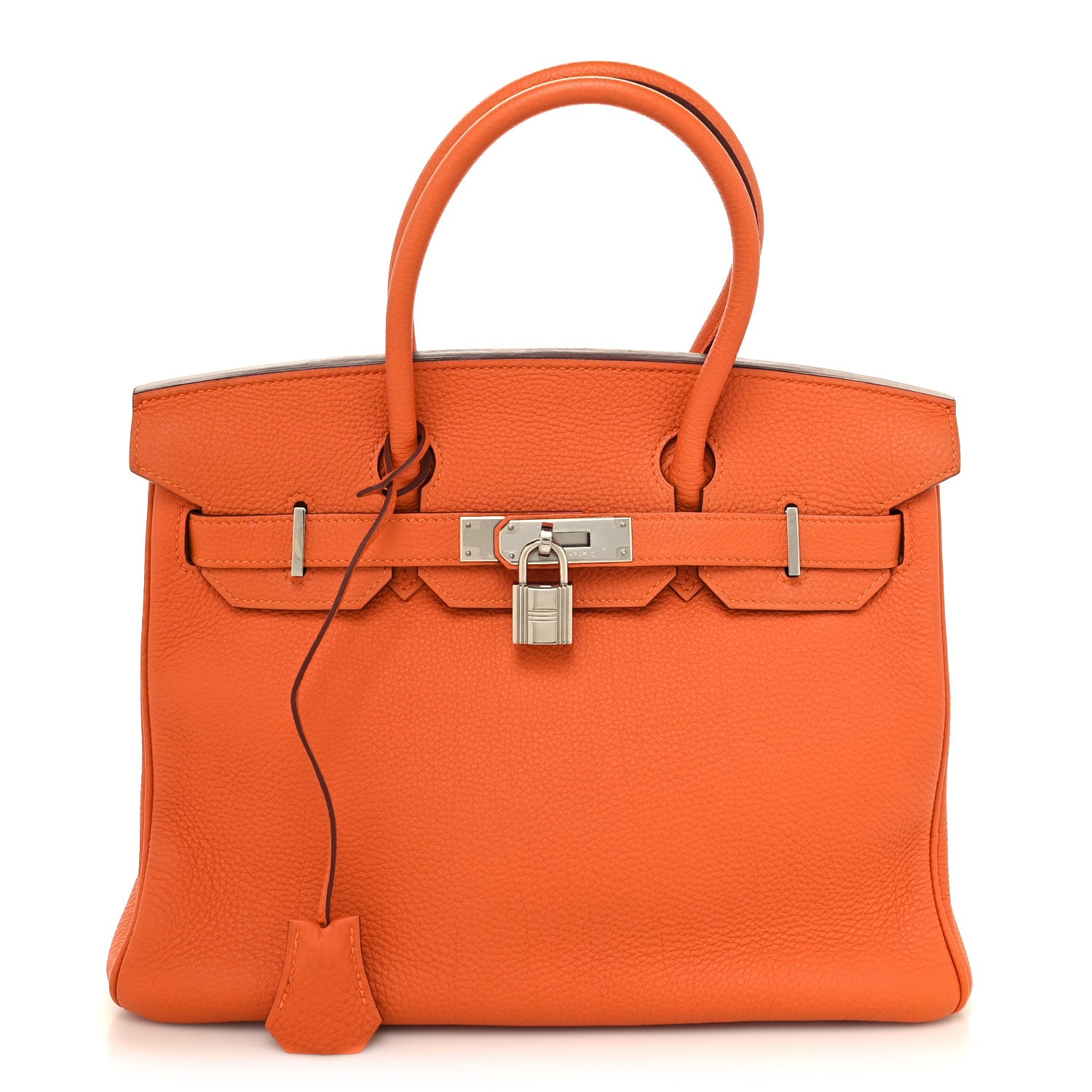 Hermes Togo Birkin 30 Orange 1 of 12