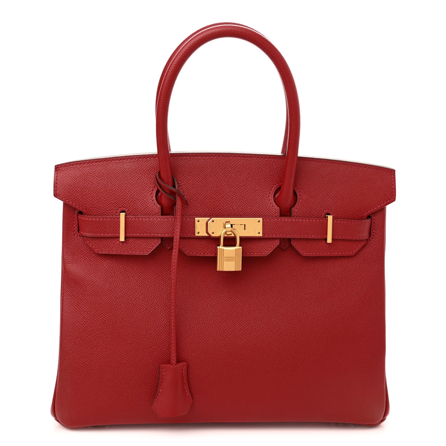 Epsom Birkin 30 Rouge Casaque