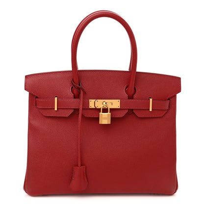 Hermes Epsom Birkin 30 Rouge Casaque 1 of 13