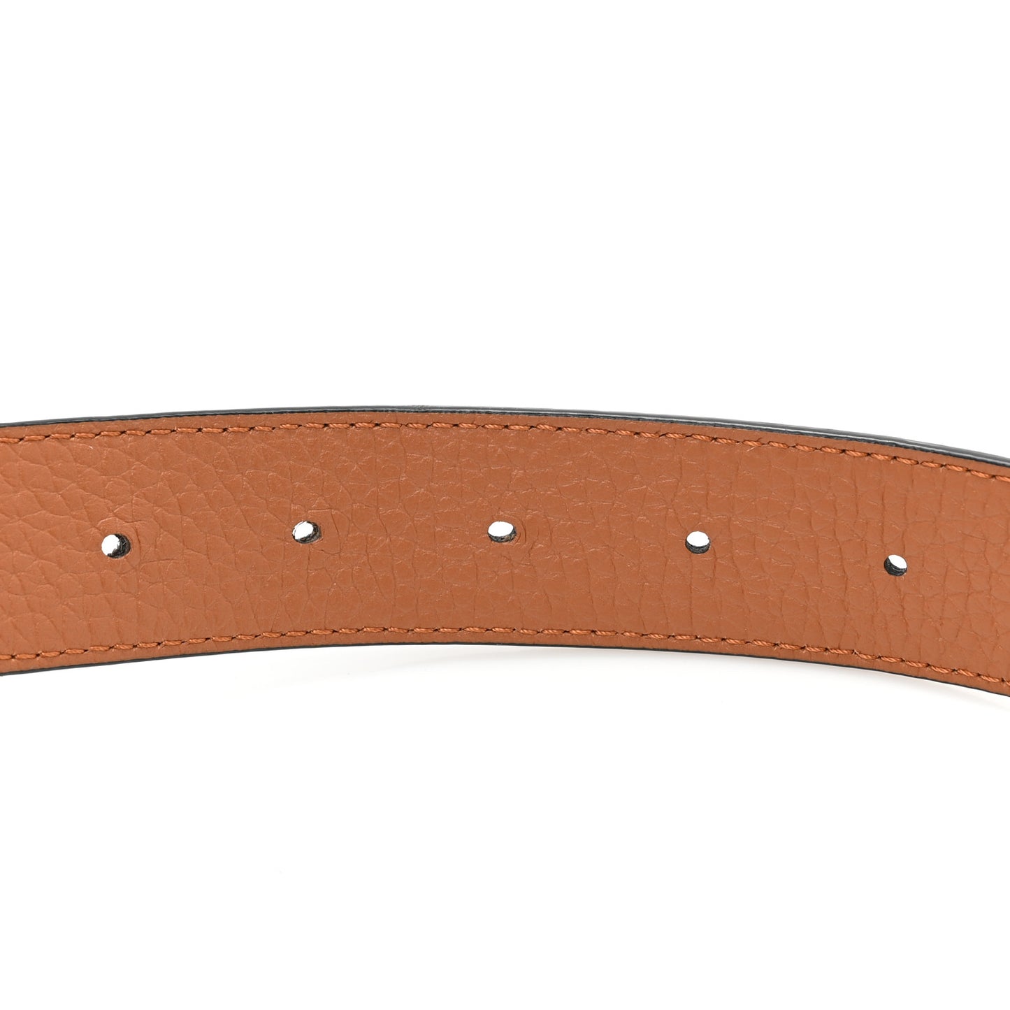Taurillon Calfskin 30mm LV Initiales Reversible Belt 90 36 Black