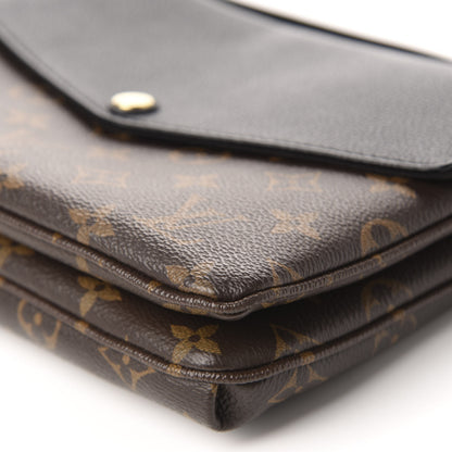 Louis Vuitton Monogram Twice Pochette Black 8 of 12