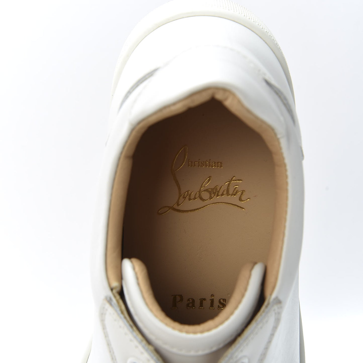 Calfskin Vieira Flat Sneakers 35.5 Latte