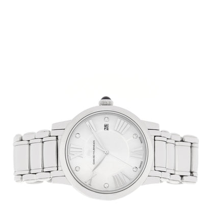 David Yurman Stainless Steel Diamond Mother of Pearl 38mm Classic Quartz Watch 2 of 5