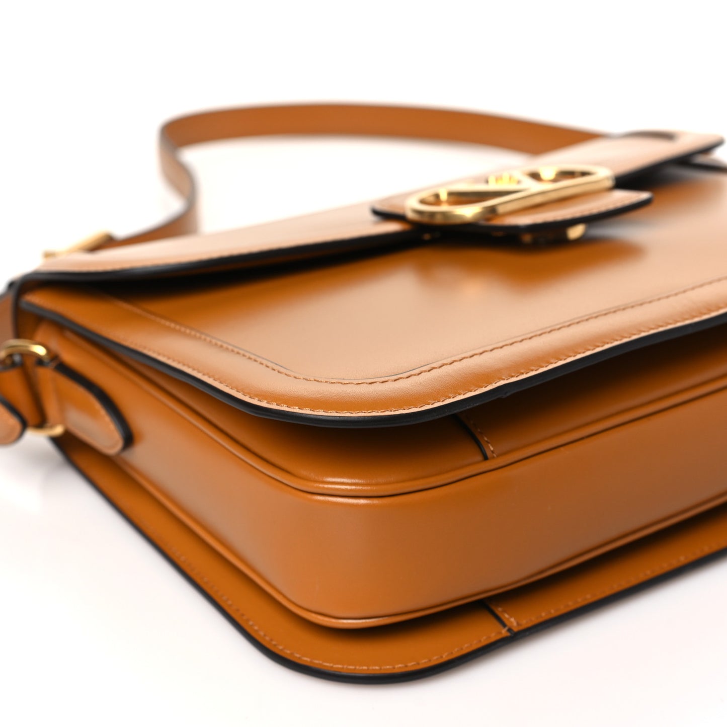 Smooth Calfskin 9to5 Shoulder Bag Tan