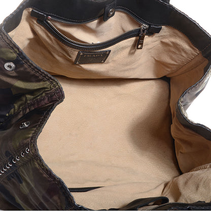 Prada Tessuto Nylon Camouflage Tote Mimetico 5 of 9