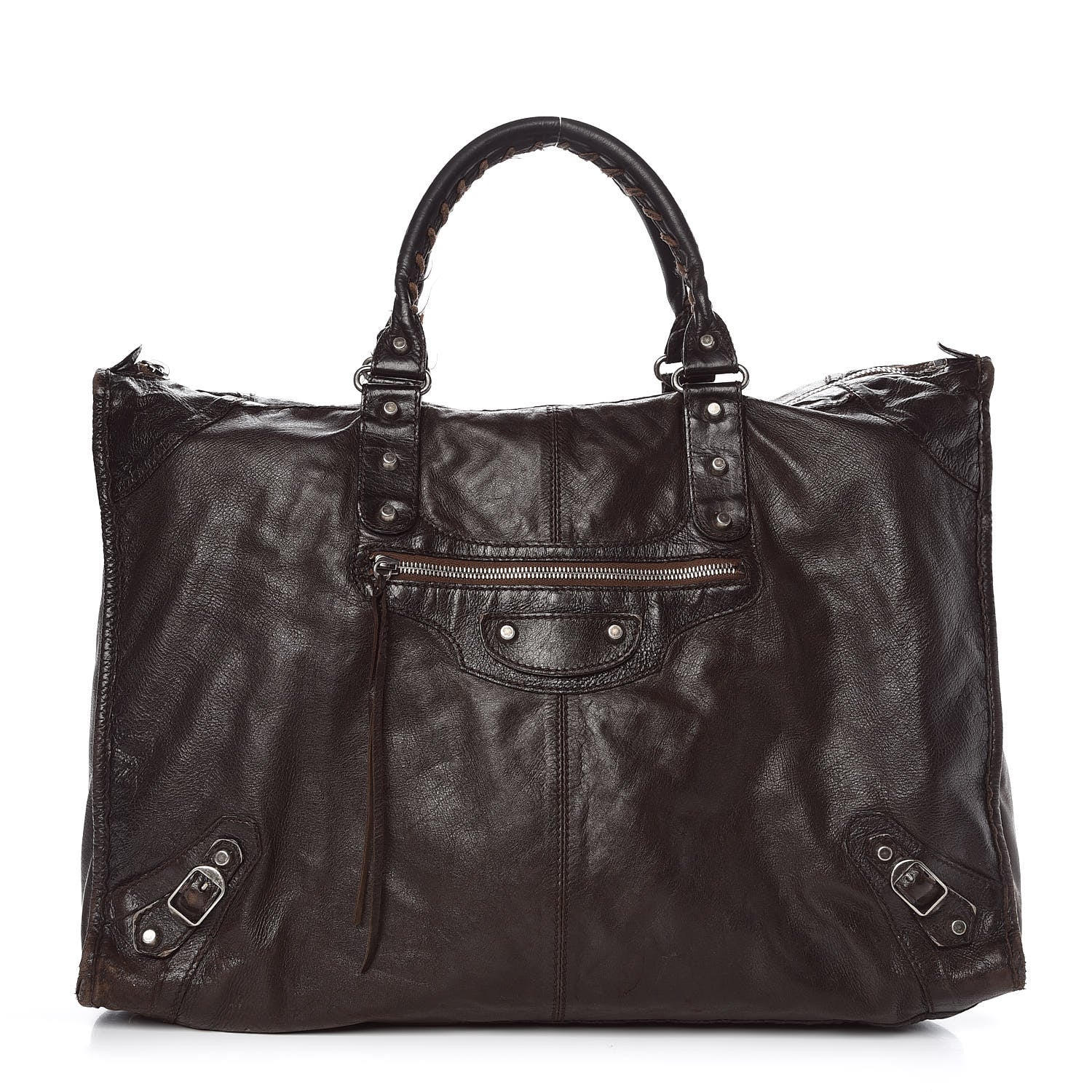 Balenciaga Agneau Classic Hardware Weekender 1 of 26