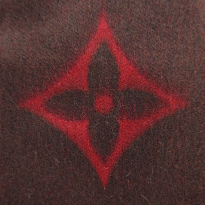 Louis Vuitton Cashmere Monogram Reykjavik Scarf Rouge 5 of 7