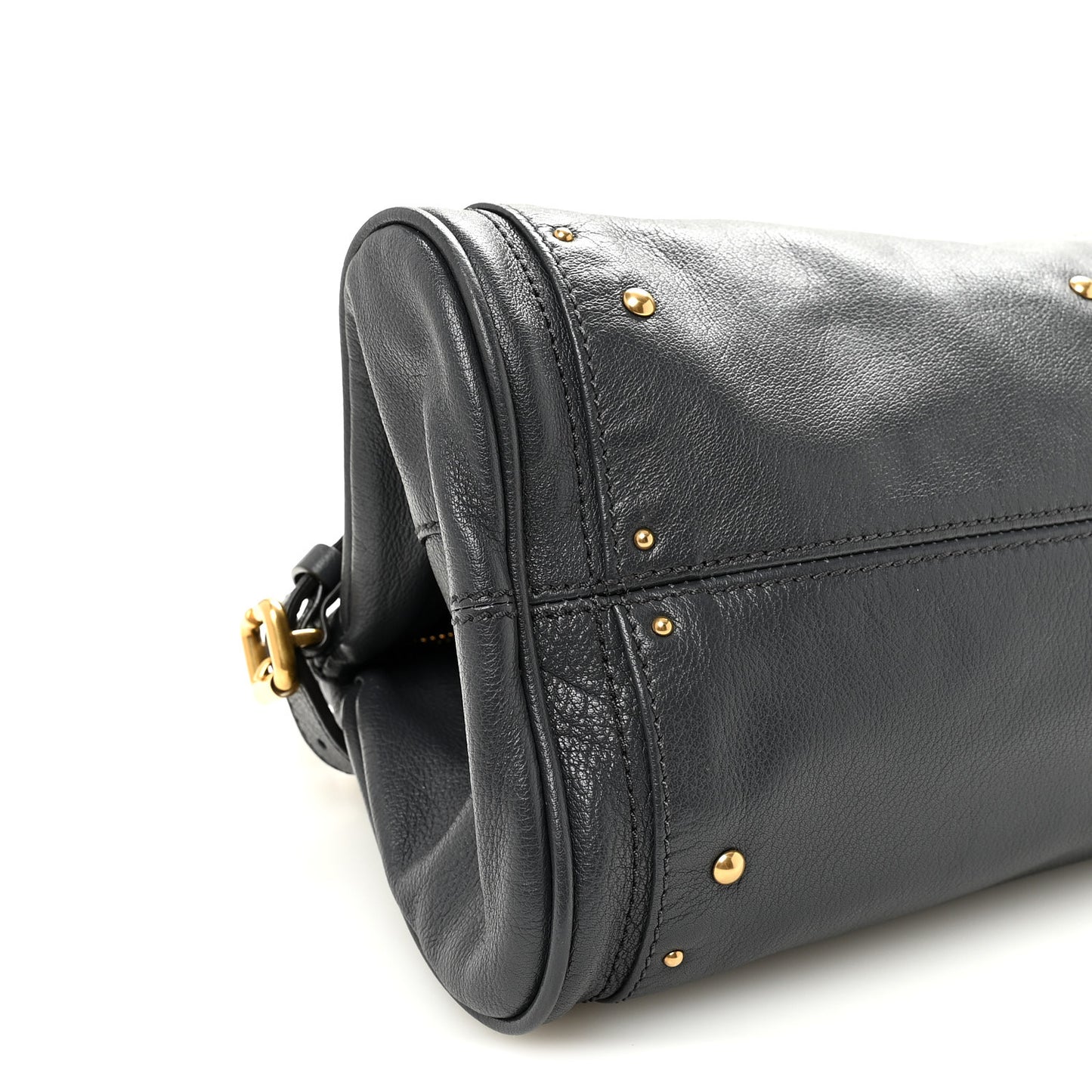 Grained Buffalo Paddington Black Navy