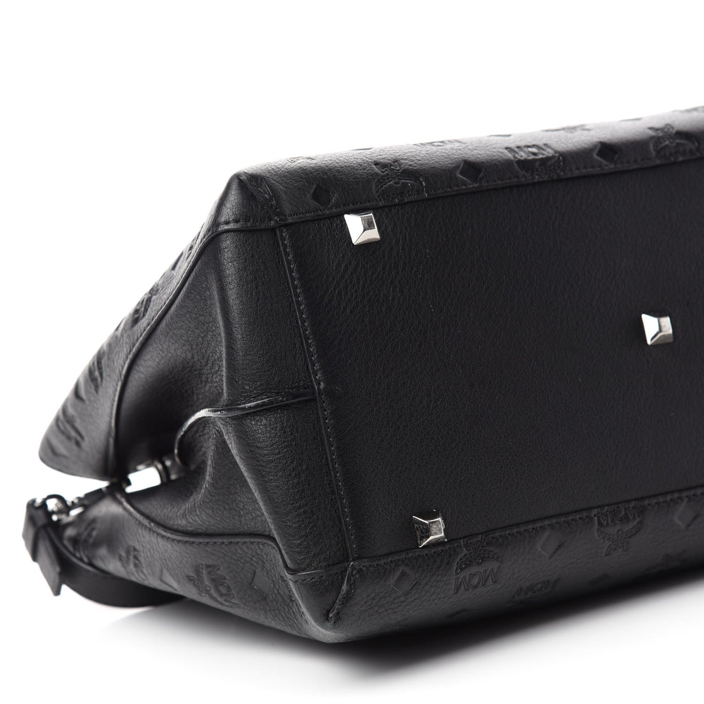 Calfskin Ottomar Monogram Large Essential Tote Black