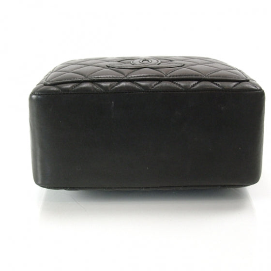 Lambskin Small Camera Case Black