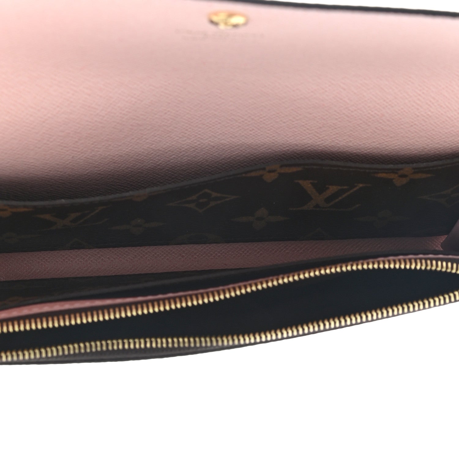 Louis Vuitton Monogram Emilie Wallet Rose Ballerine 5 of 7