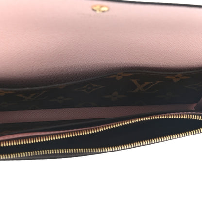 Louis Vuitton Monogram Emilie Wallet Rose Ballerine 5 of 7